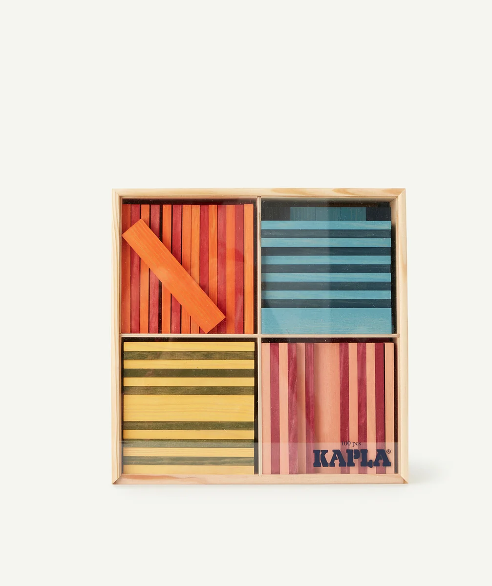 KAPLACOFFRET QUATRE COULEURS KAPLA