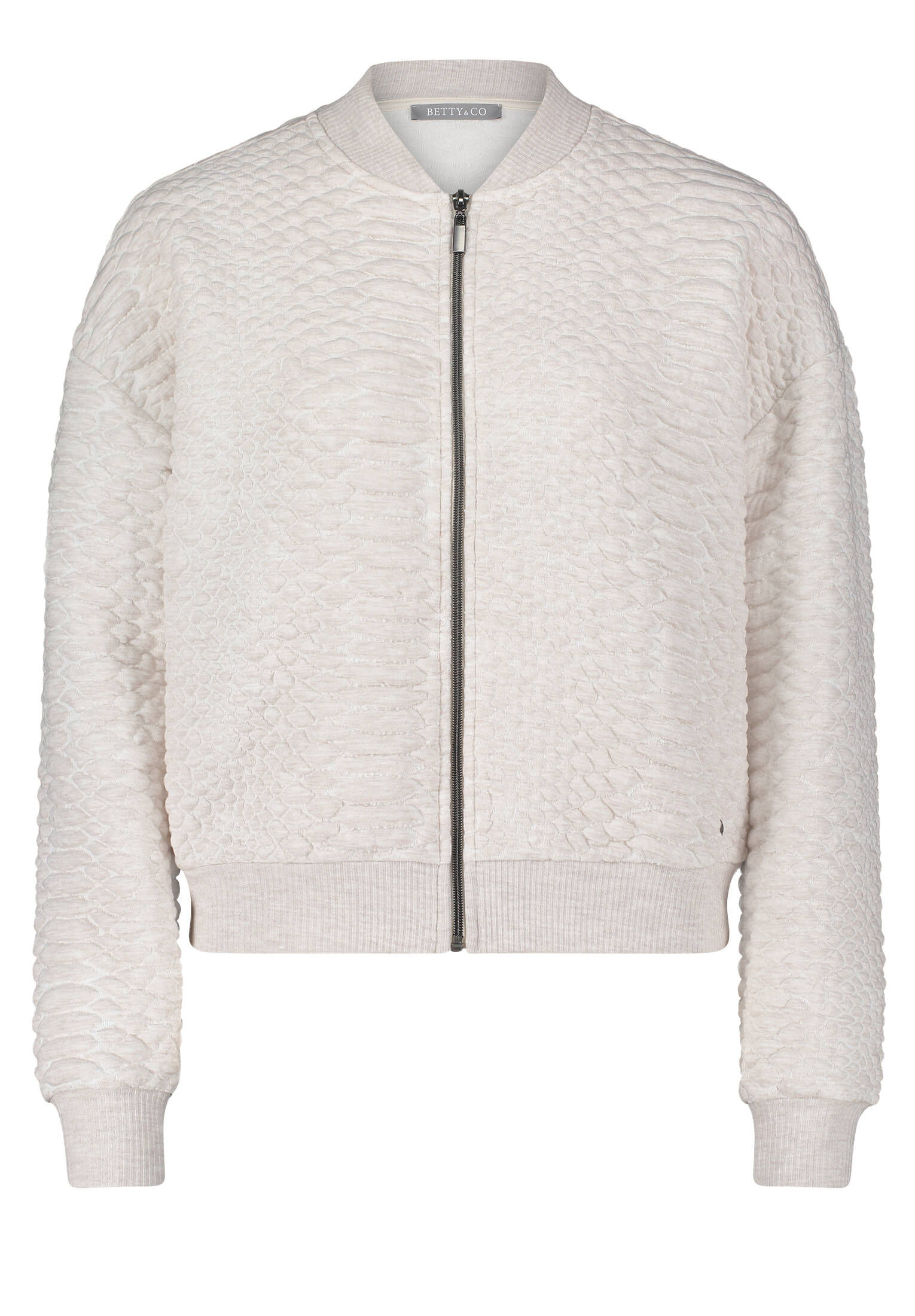 Betty & Co| Damen Sweatjacke mit Reißverschluss