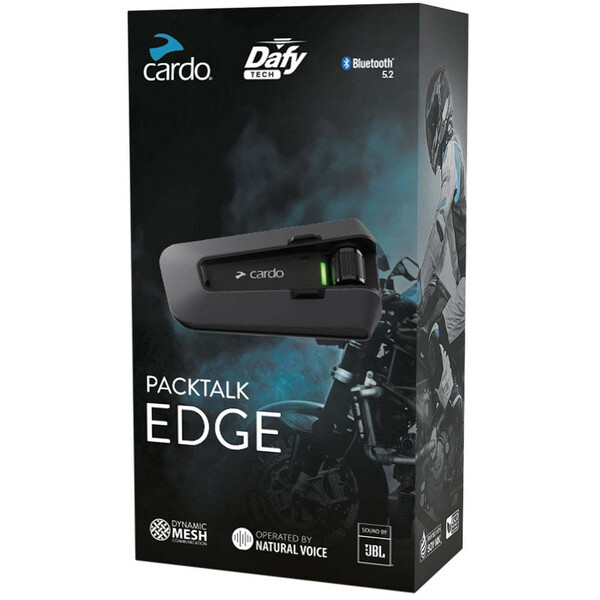 Cardo - Intercom Packtalk Edge Solo Dafy Noir