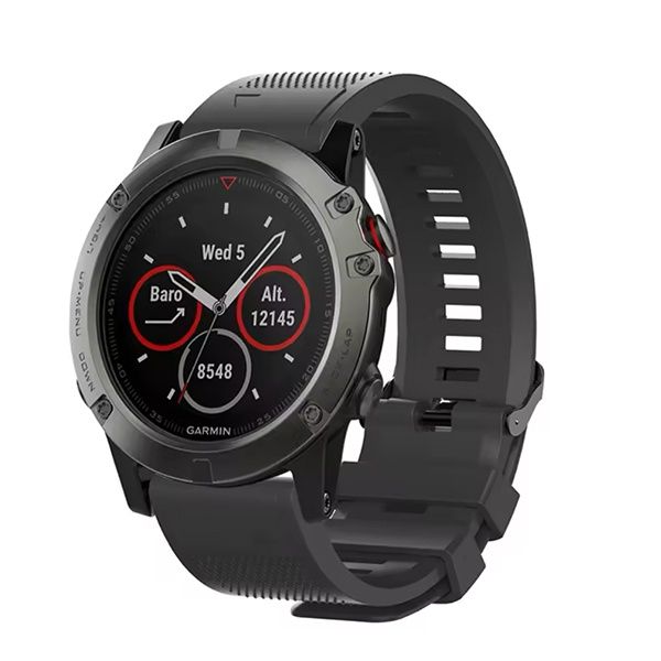 G4M Bracelete Silicone Com Fivela Gift4Me Para Garmin Forerunner 935 Black - 4894678008941