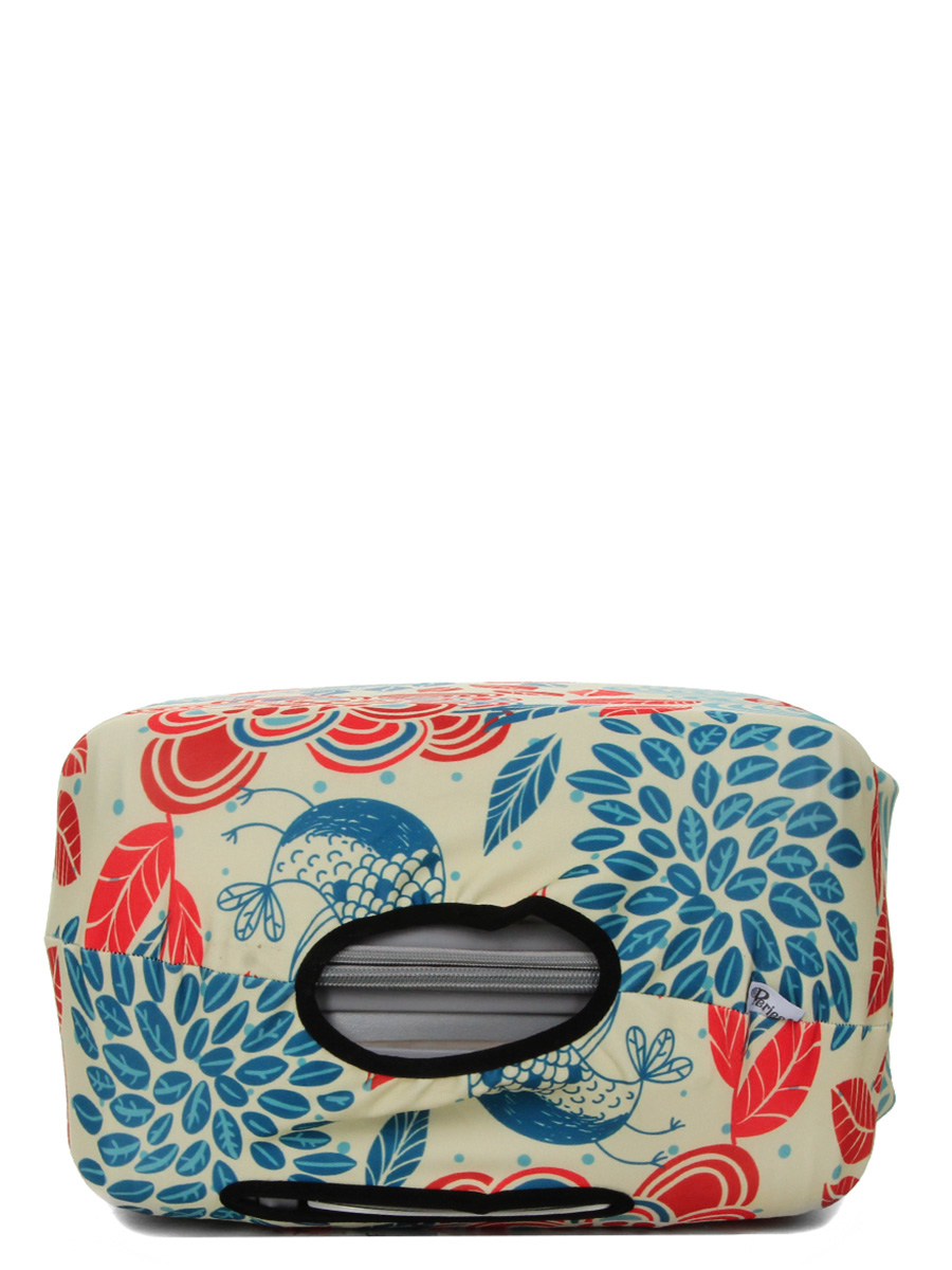 Housse de valise Periea Red and Blue Leaves M