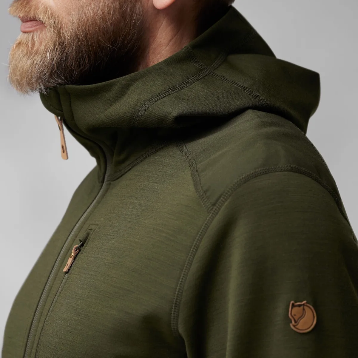 Fjällräven Men's Keb Fleece Hoodie Deep Forest