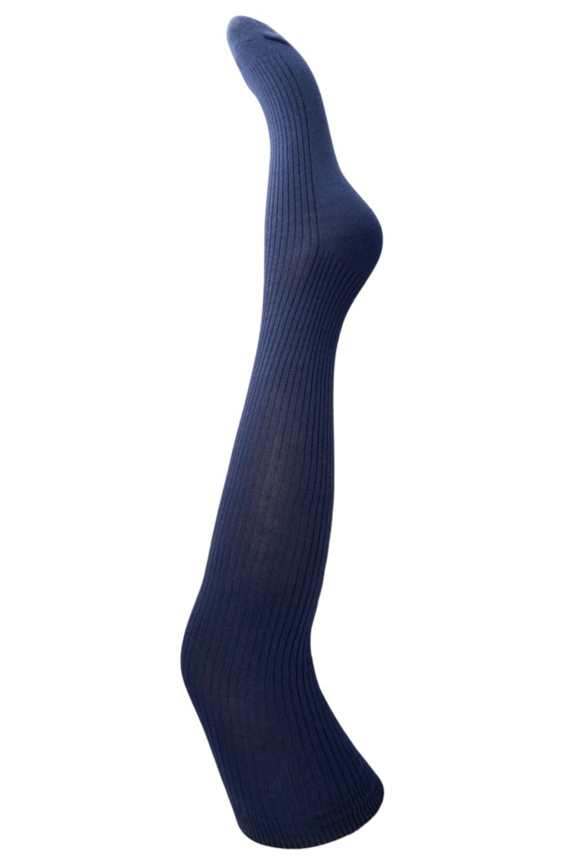 Black Colour Bcmalika Kneehigh Rib Sock 4285 navy