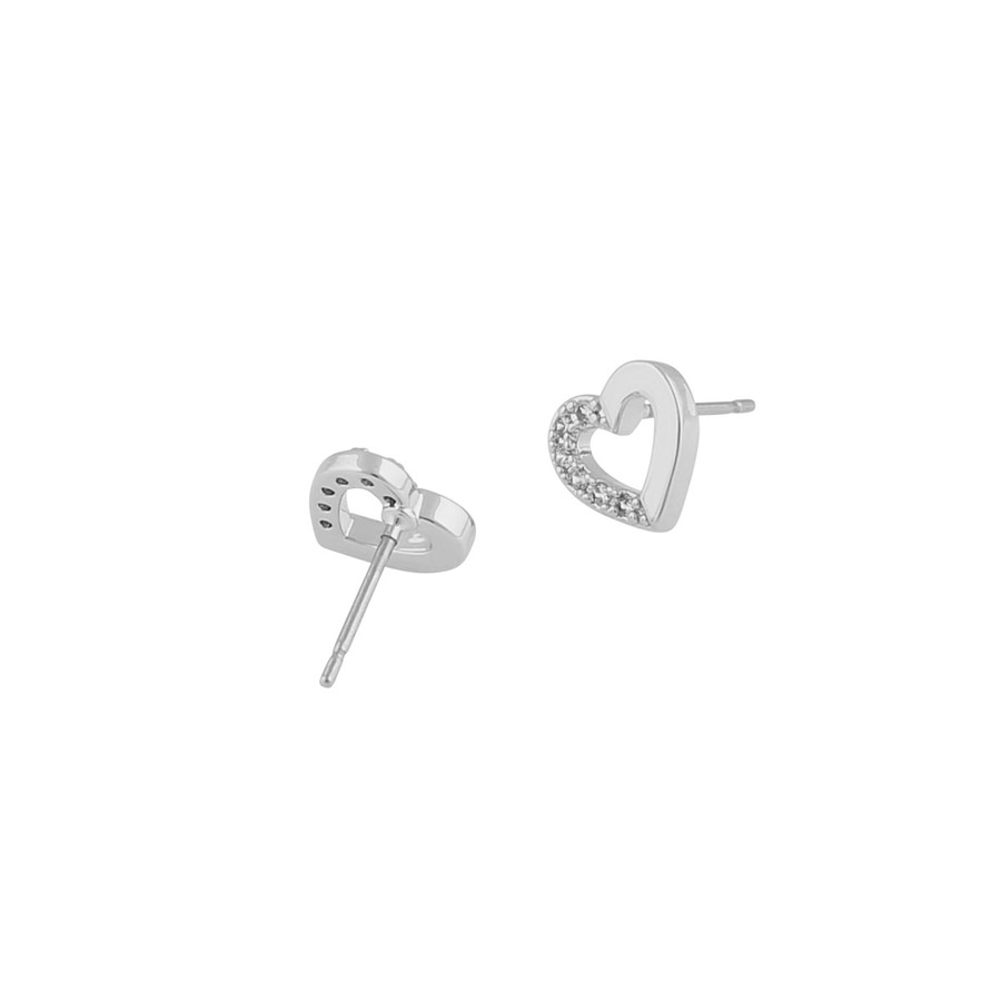 Snö Of Sweden Brooklyn Small Earring Silver/Clear Onesize