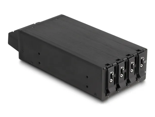 Delock - Lagrings mobil rack - sort