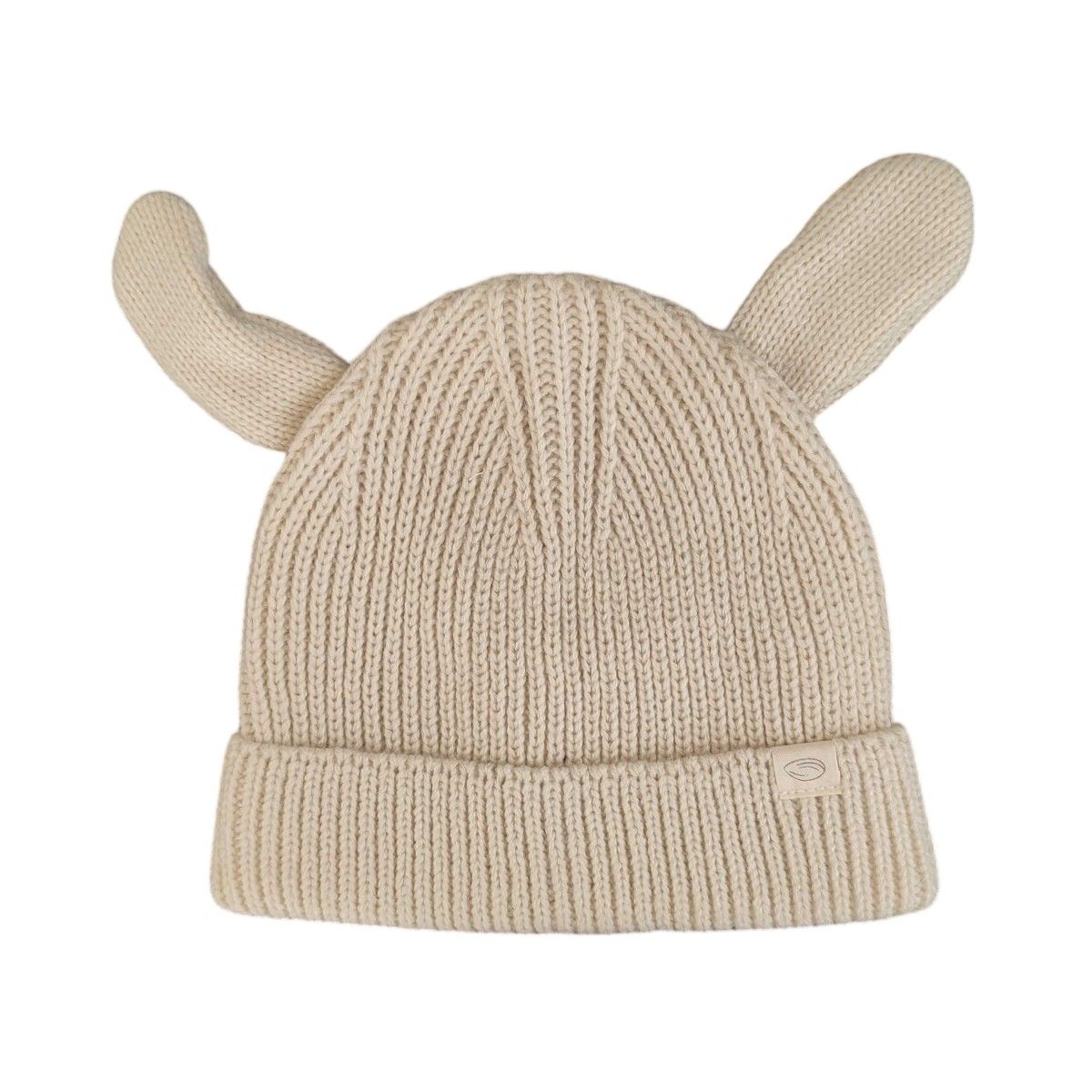 Bonnet oreilles lapin écru Amande