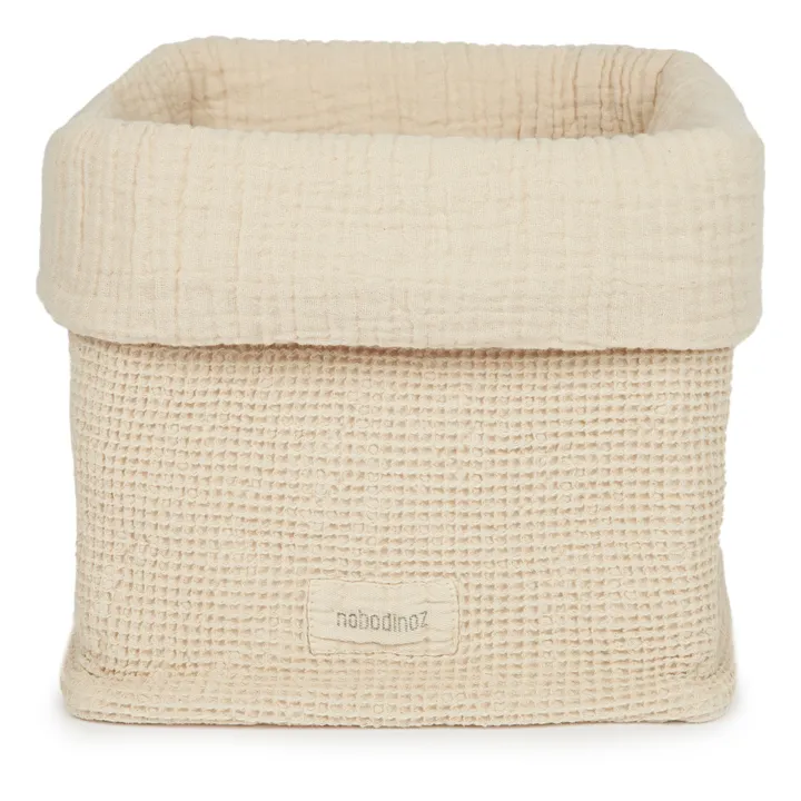 Nobodinoz Panier de rangement Wabi-Sabi | Gingembre
