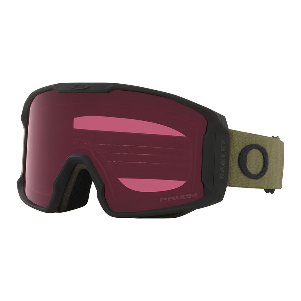 Oakley LINE MINER M - Masque ski dark brush/prizm snow dark grey