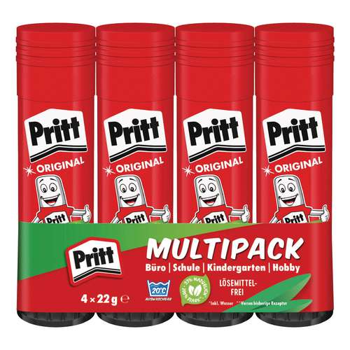 Pritt Klebestift 4 x 22 g Multipack