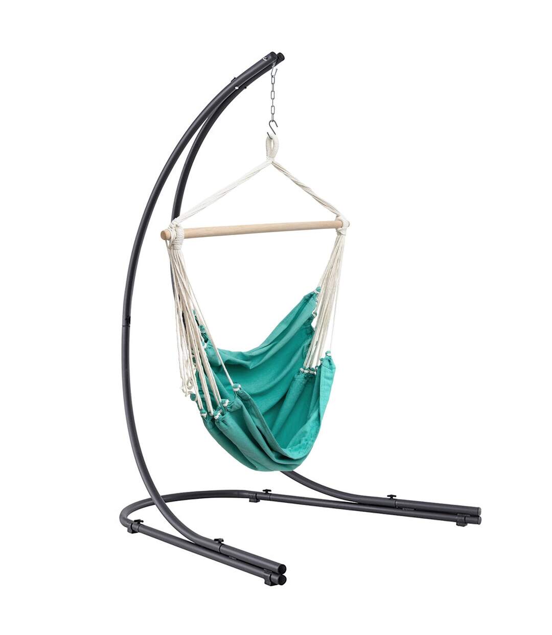 Fauteuil de jardin suspendu Cuenca - Bleu jade