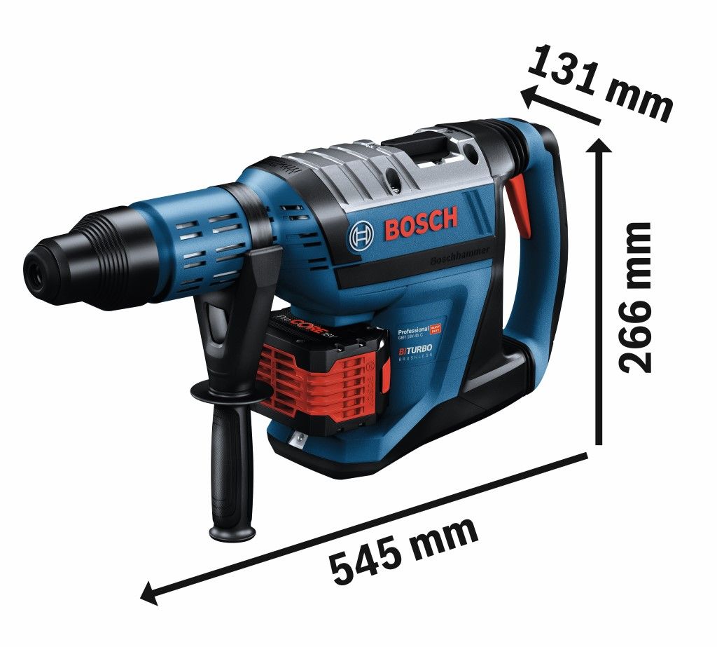 Bosch GBH 18V-45 C Accu boorhamer in Koffer - 0611913002