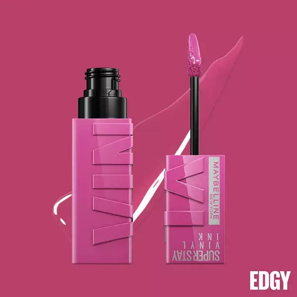 Batom Líquido Maybelline New York Superstay Vinyl Ink, cor 145 Rogue, 4,2ml