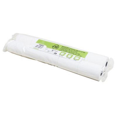 Exacompta - 10 Bobines Ticket Carte Bancaire 57x37mm - 18m - Thermique 55g/m² Sans Phénol - Blanc - Nouveauté