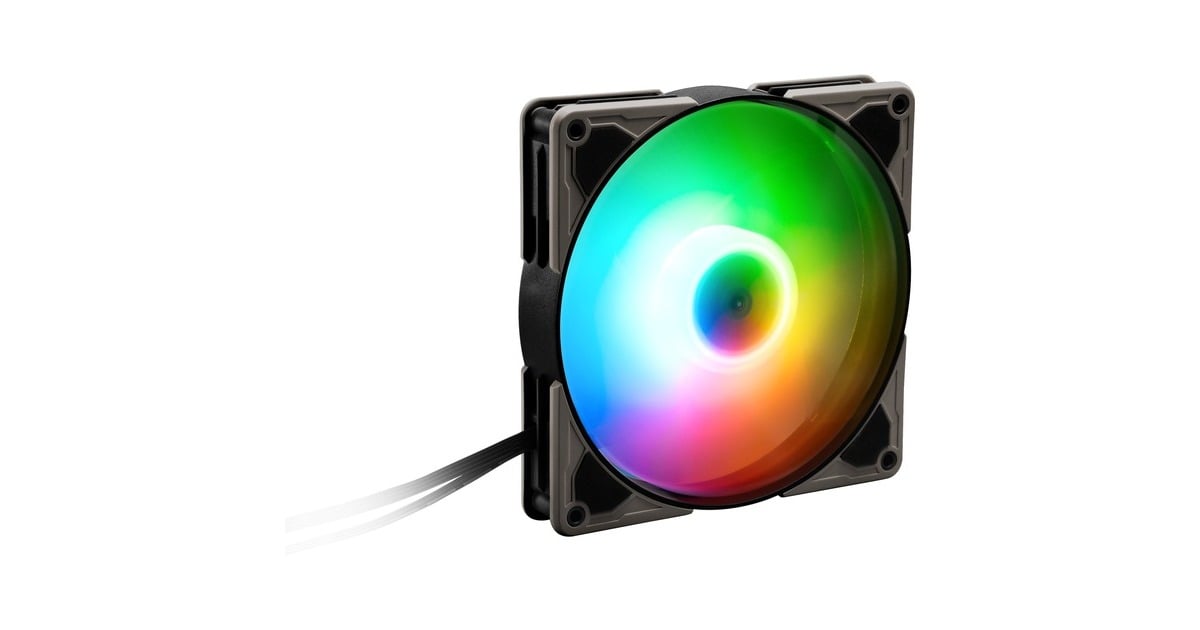 SharkoonSilentStorm 140 PWM RGB case fan  (140 x 140 x 25 mm)