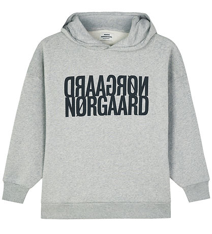 Mads Nørgaard Kapuzenpullover - Heidi - Light Grey Melange