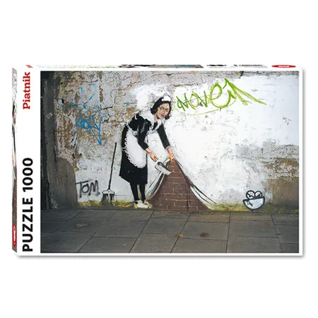 Piatnik Puzzle Banksy - Zimmermädchen, 1000 Teile