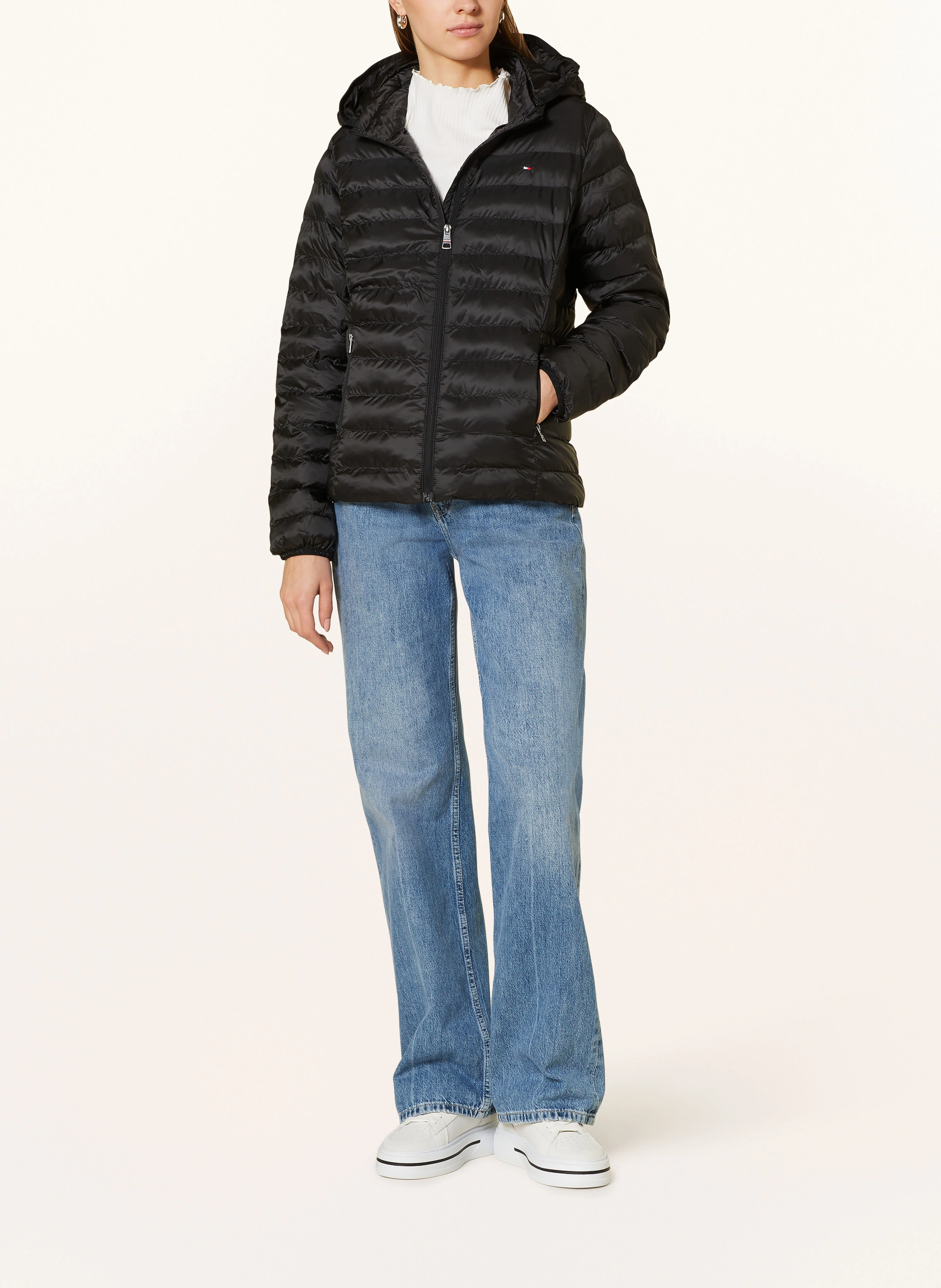 TOMMY HILFIGER Steppjacke mit abnehmbarer Kapuze