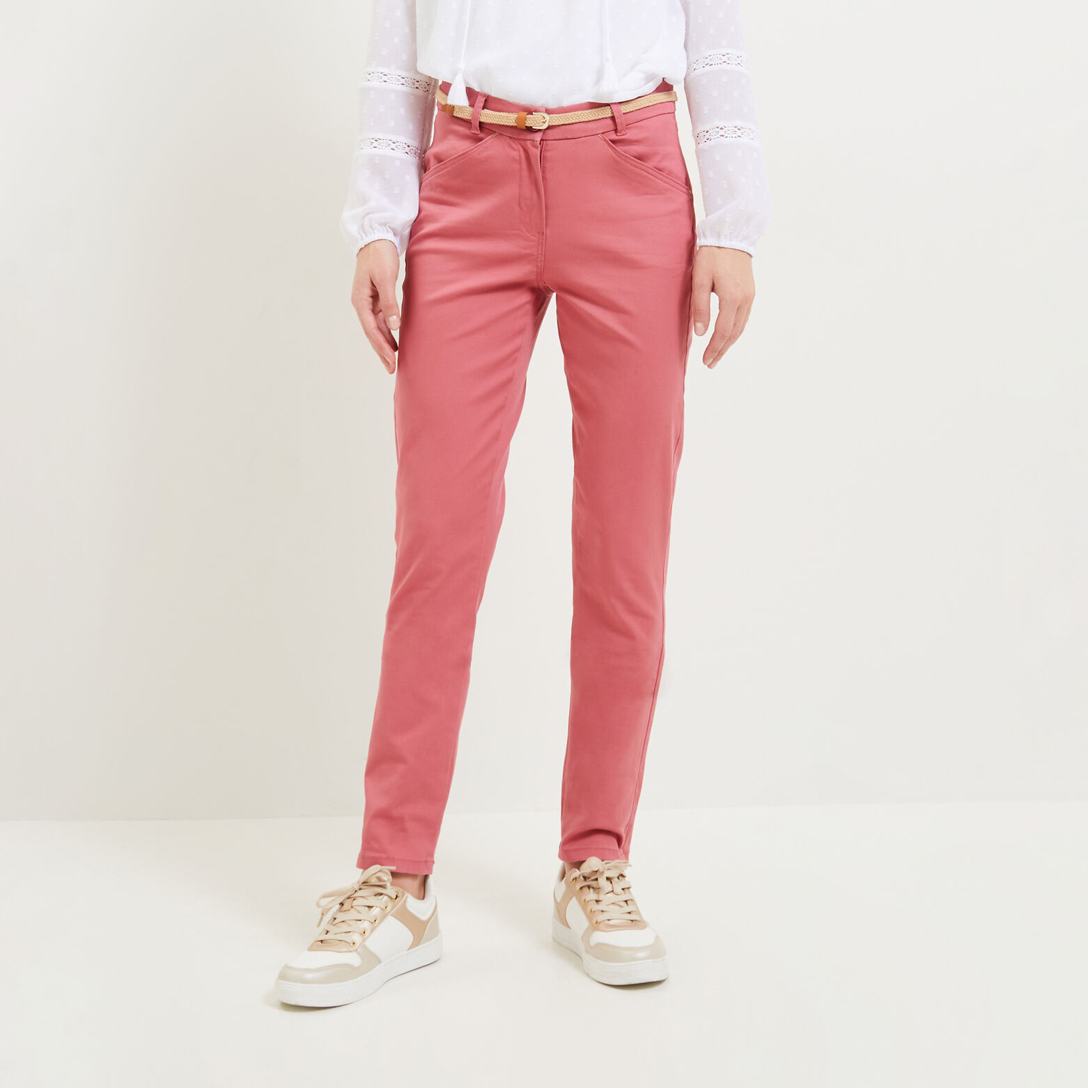 Pantalon chino femme
