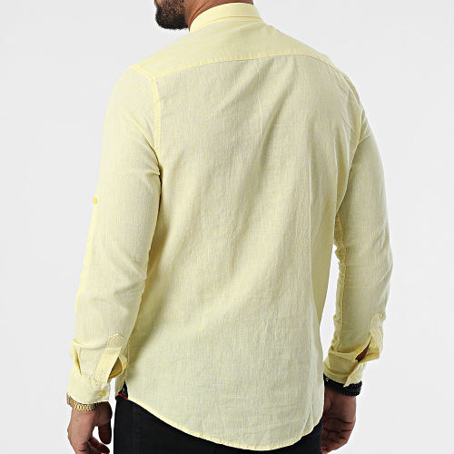 Chemise Manches Longues JCH-801 Jaune