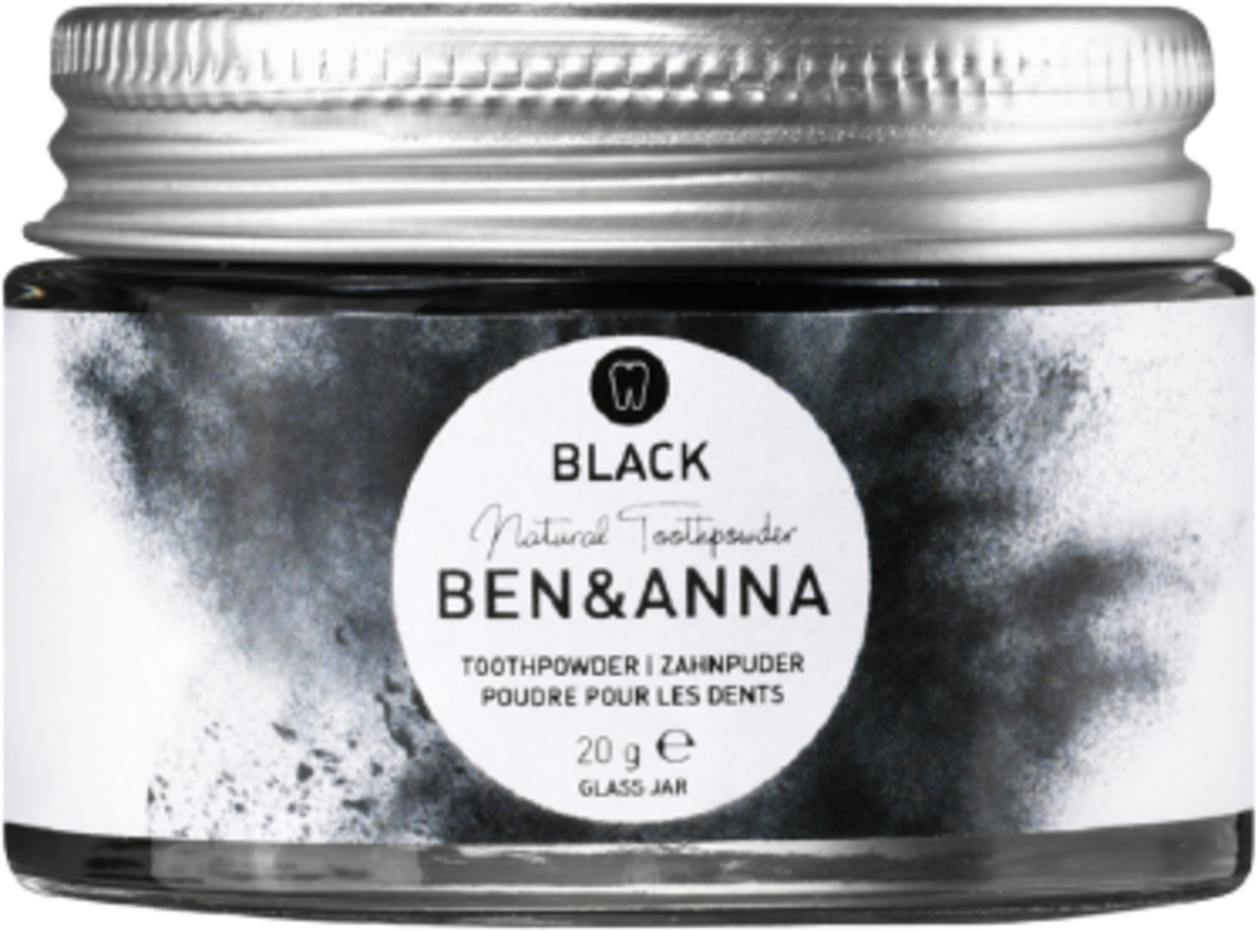 BEN & ANNA  Zahnpuder Black, 15 g