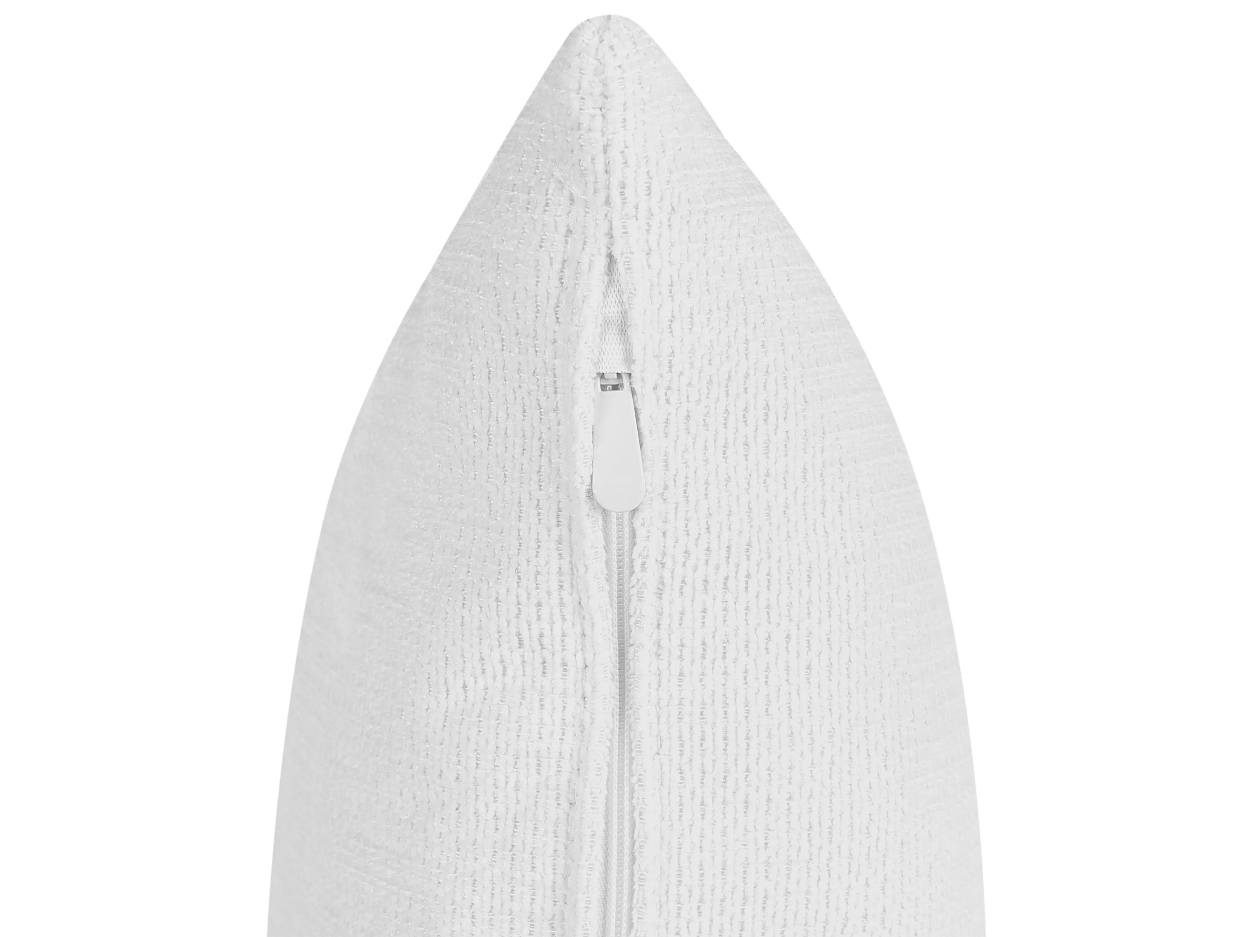 Linkszijdige chaise longue RIOM Stof Wit