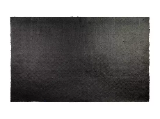 Tapis d'entrée en PVC imprimé bleu 45x75