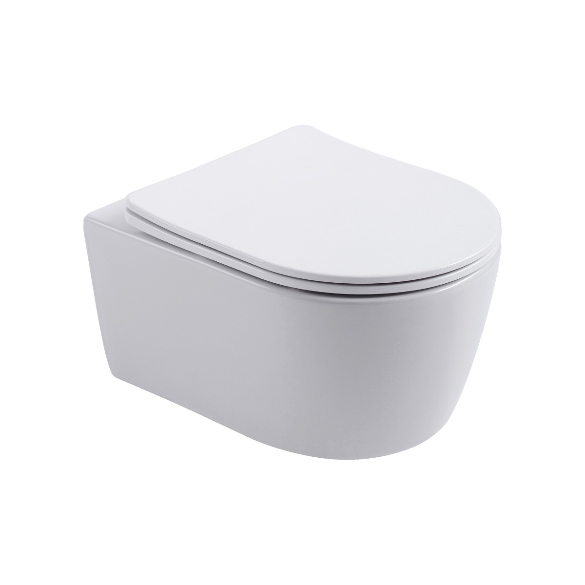 Sanigoods Willow hangend toilet met softclose sluiting wit