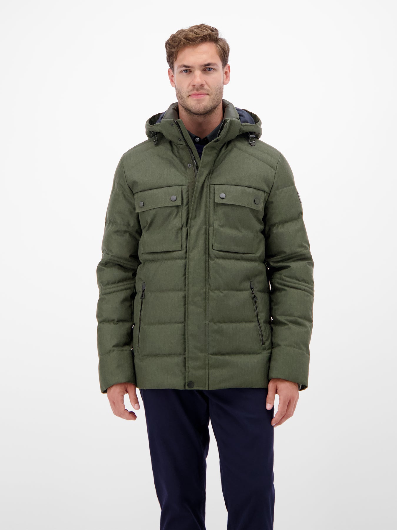 Herren Fieldjacket in Woll-Optik