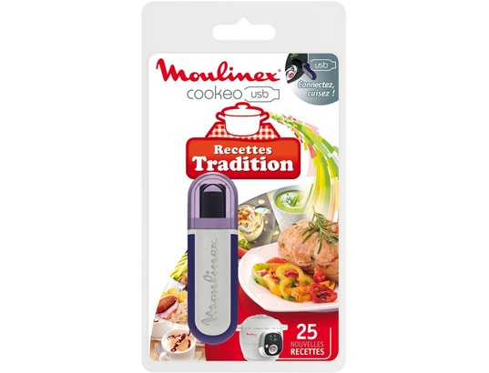 MOULINEX - Accessoire mijoteur XA600211 Clé USB 25 recettes Tradition