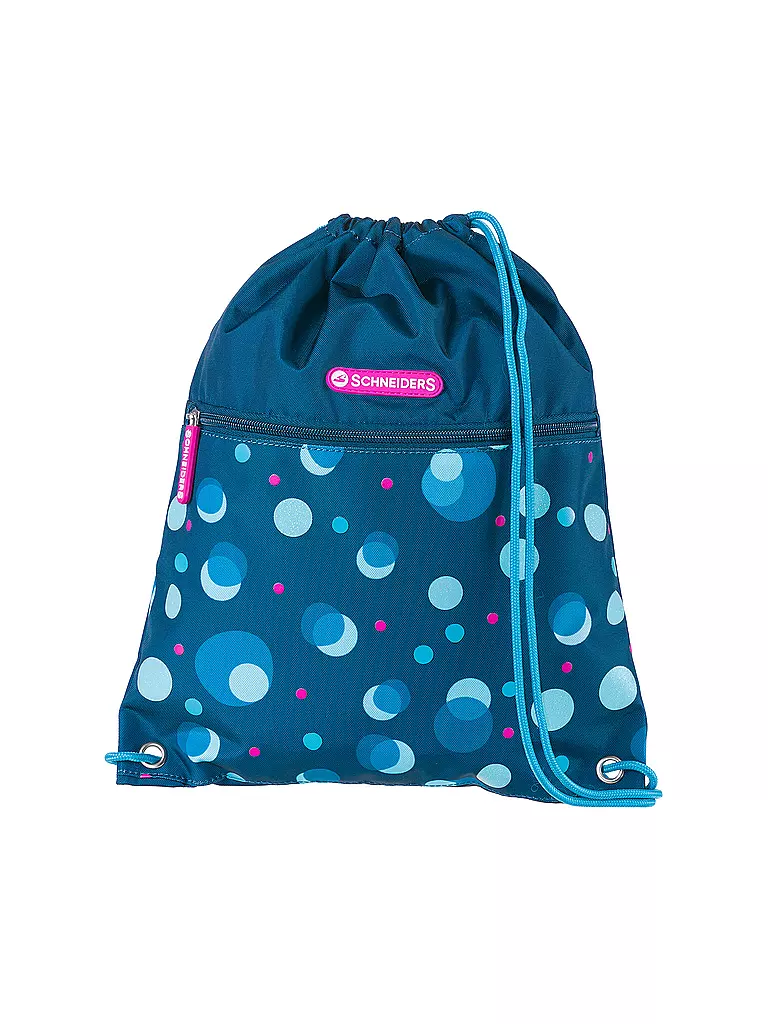 SCHNEIDERS Schultaschen Set Ergolite 9tlg Polkadot petrol