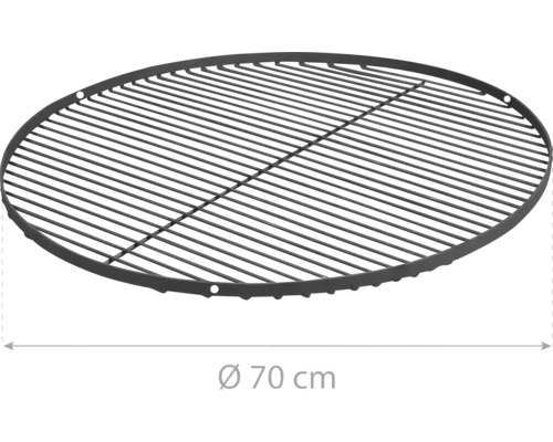 Cook King 70 cm zwart grillrooster