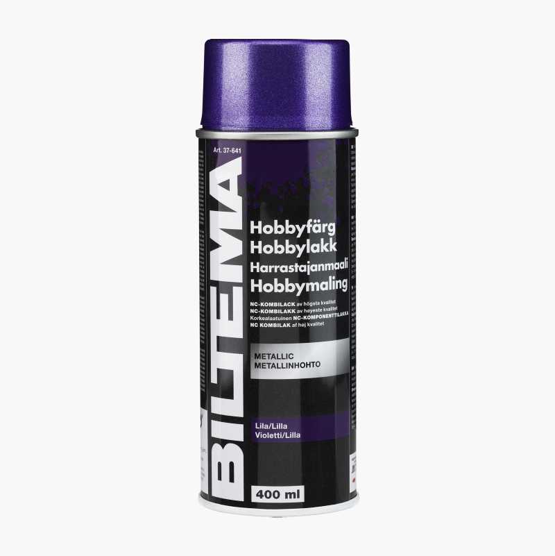 Spraymaling, metallic, lilla, 400 ml