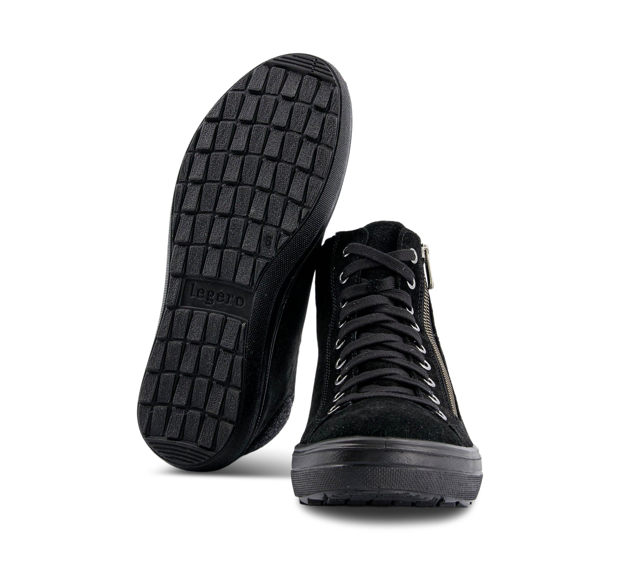 Legero Mira - Schnürstiefel Leder schwarz