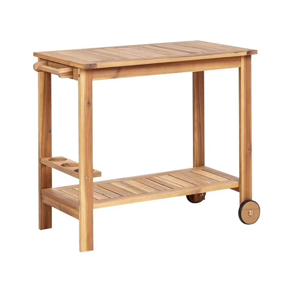 SASSARI II - Trolley - Lichte houtkleur - Acaciahout