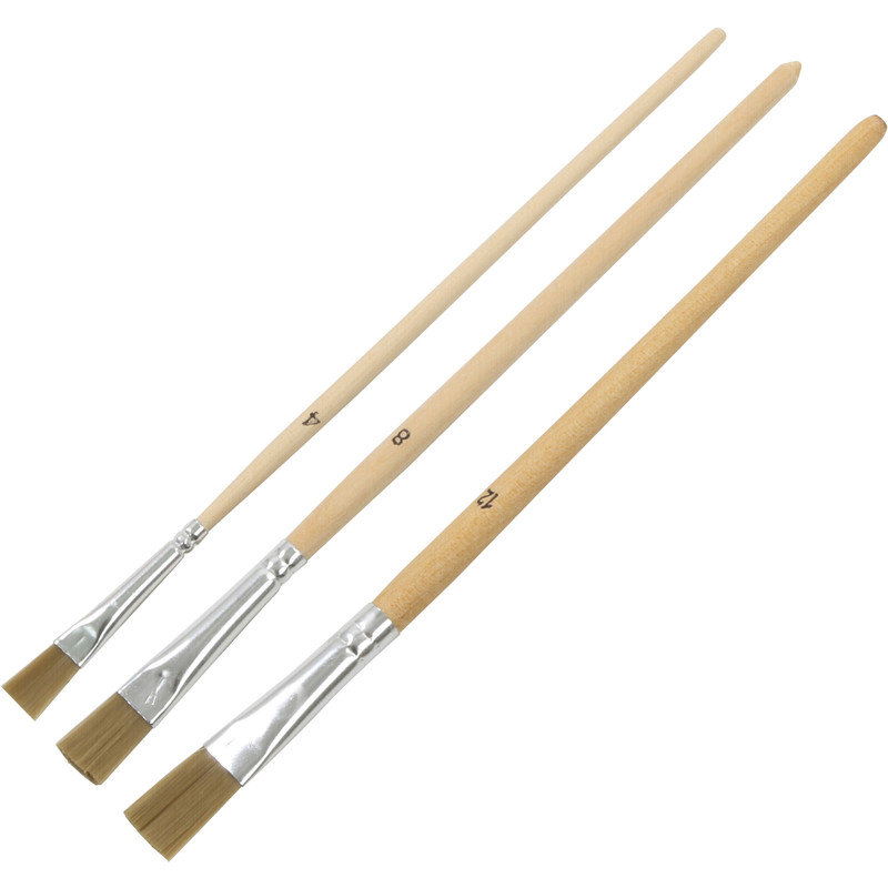 Set penselen universeel 3-delig 3-delig/nylon vezels
