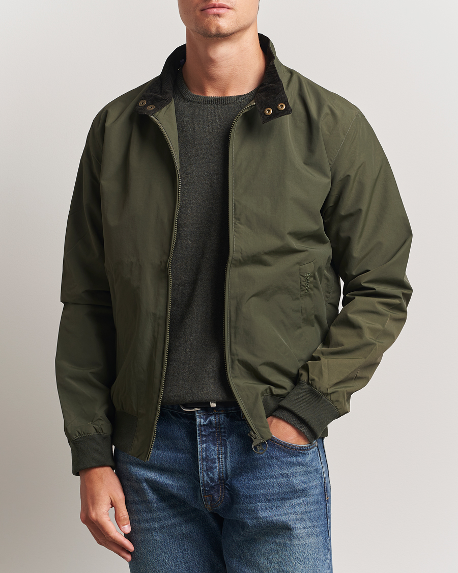 Barbour Lifestyle Royston Casual Harrington Jacket Olive