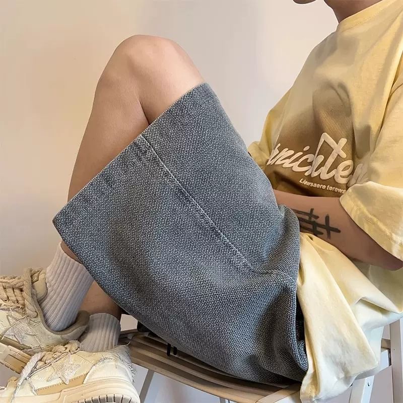 Capbrew - Gewassen denim shorts met trekkoordtaille