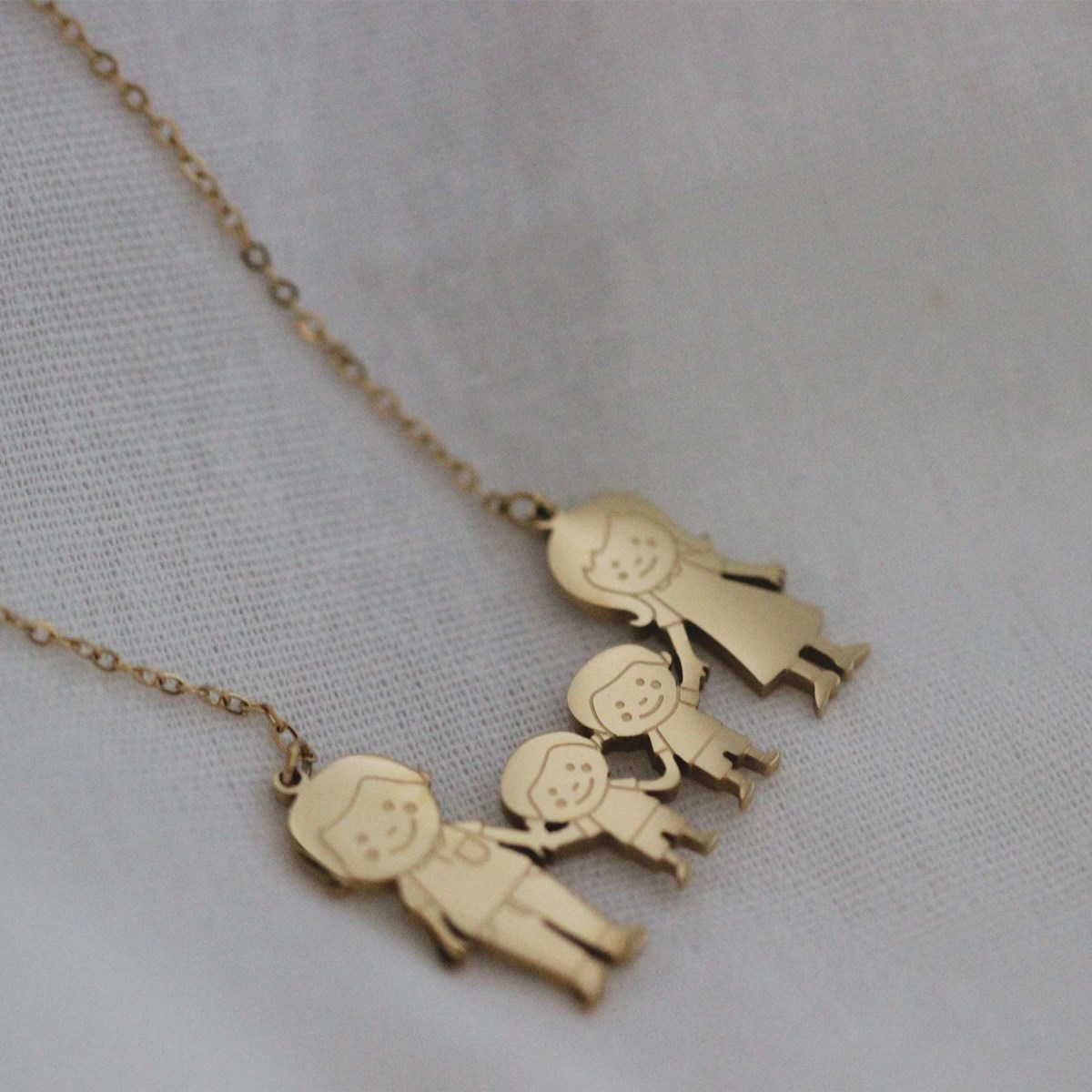 Collier Famili 4 doré or