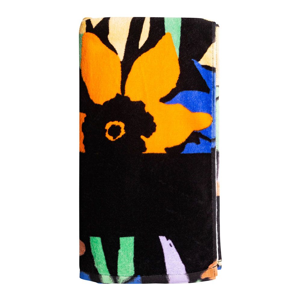 Roxy COLD WATER - Serviette Femme anthracite flower ja