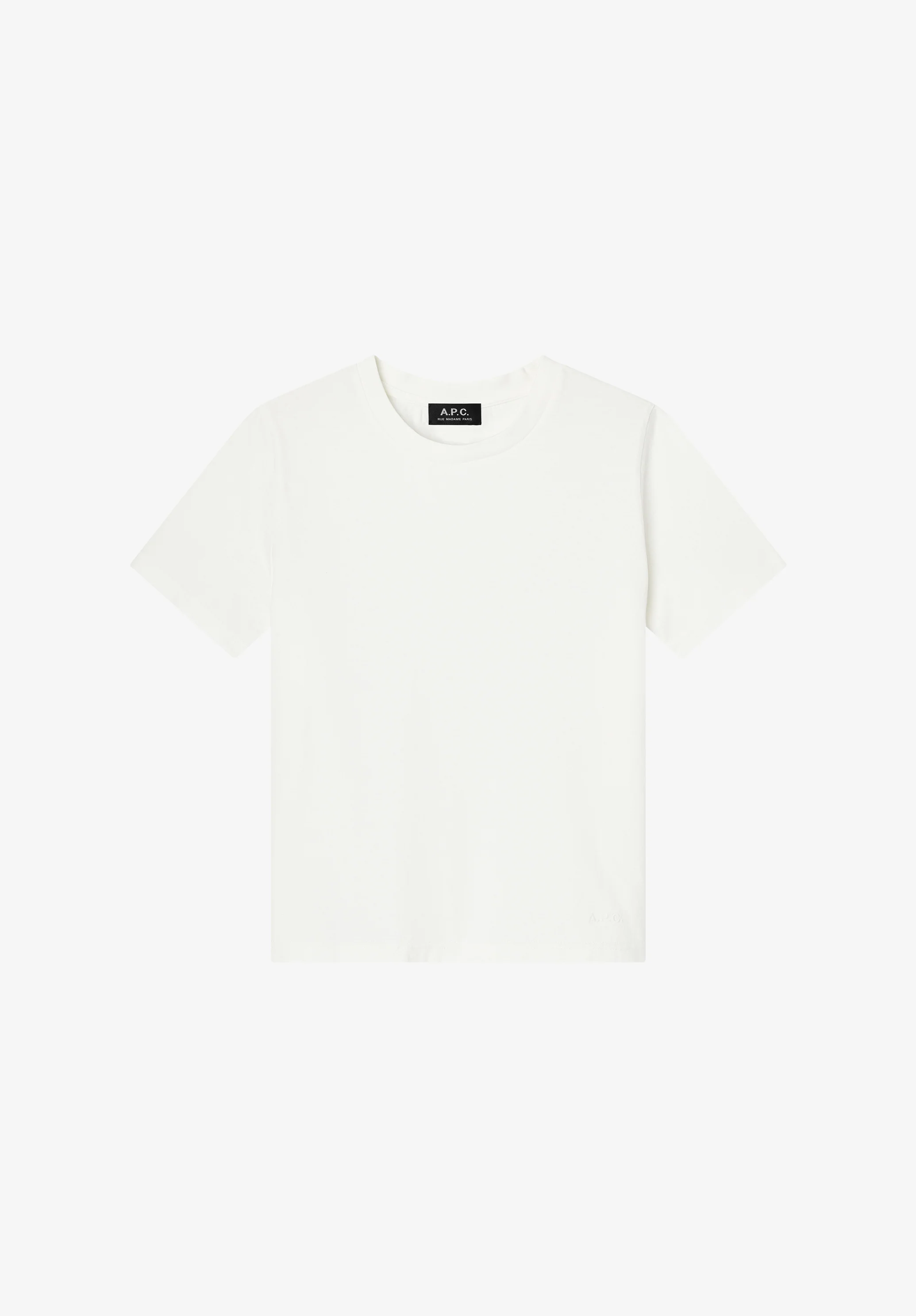 T-shirt crop - Blanc casse