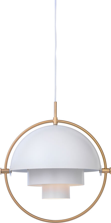 Gubi Multi-Lite Pendant Messing/hvid
