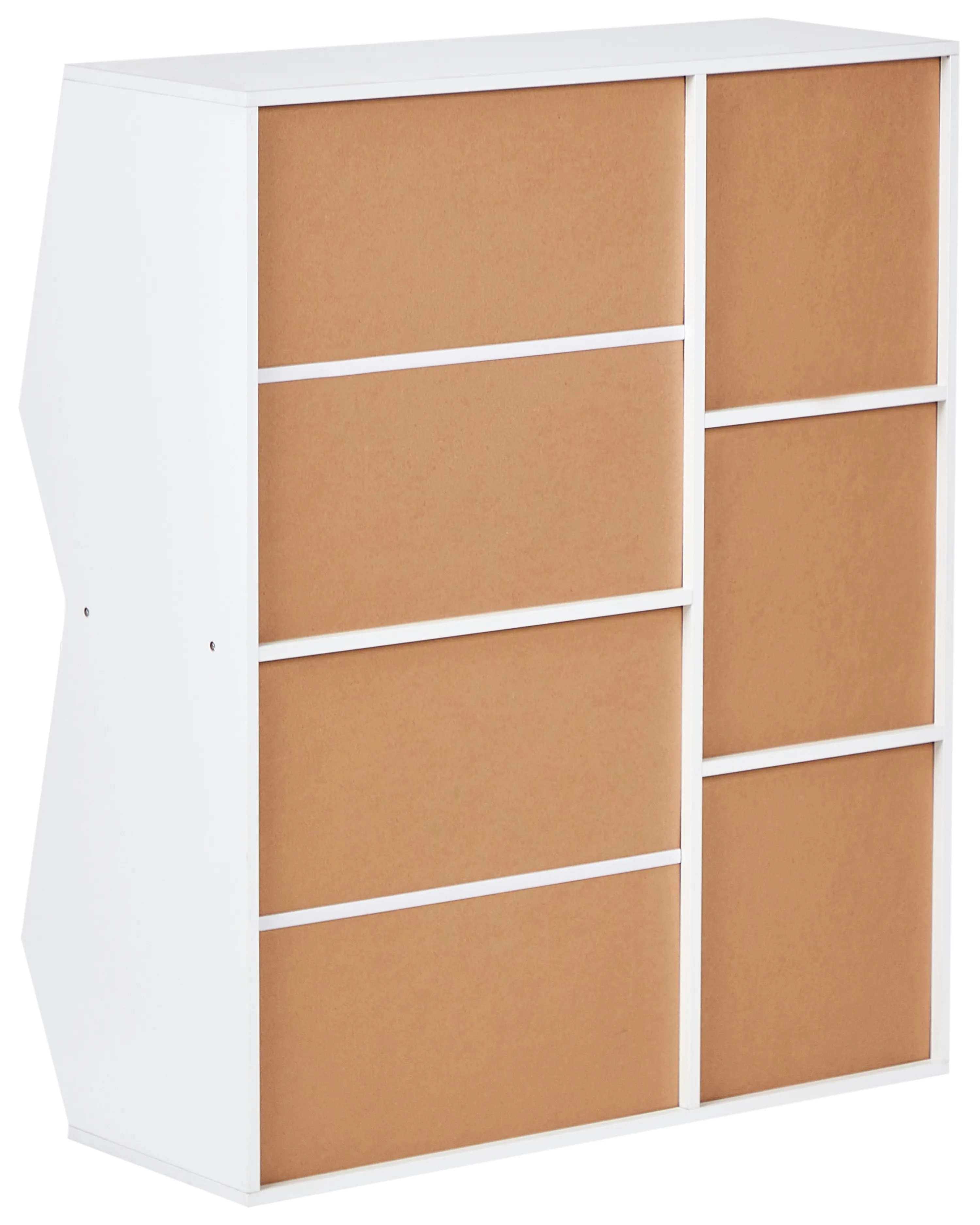 Opbergkast met 3 planken DARLOT 93 cm Wit
