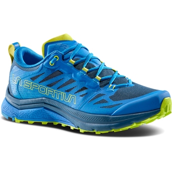 La Sportiva Jackal II Laufschuhe Electric Blue / Lime Punch Herren