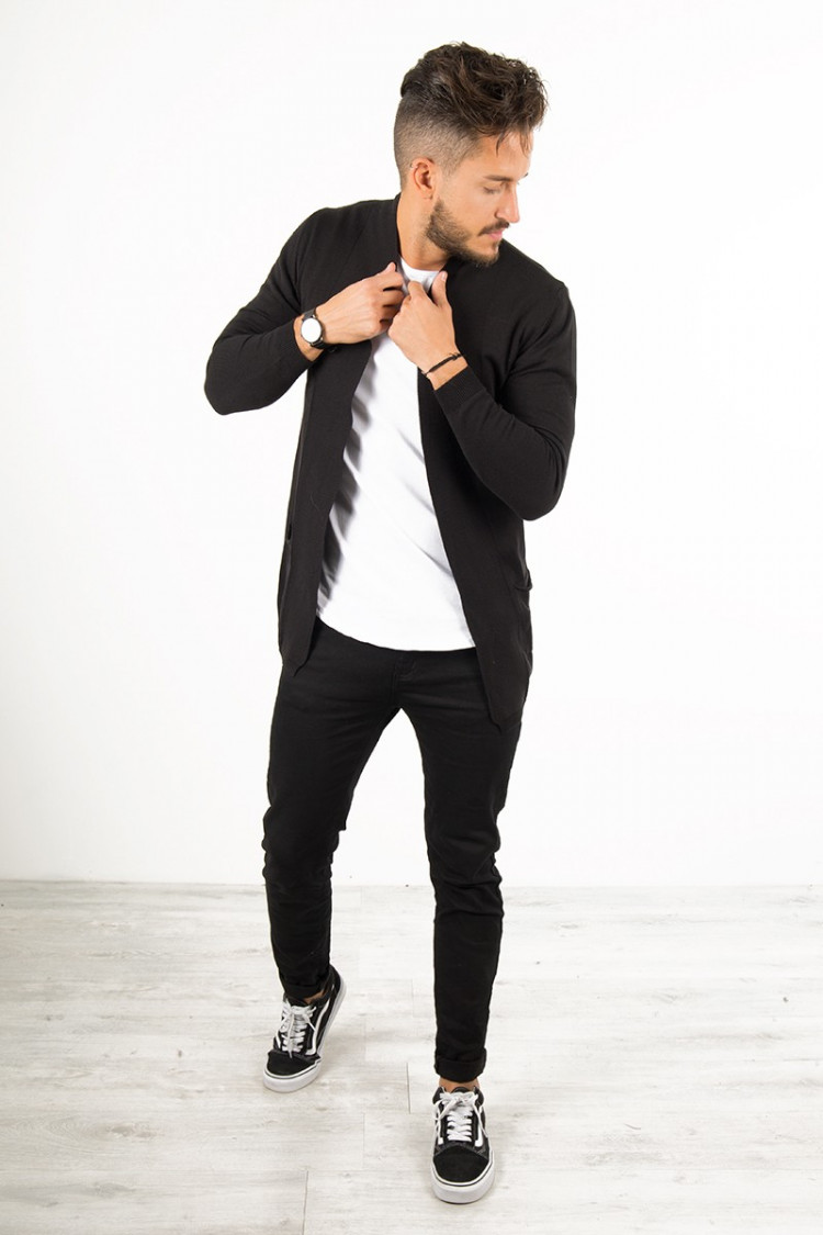 Gilet fin noir
