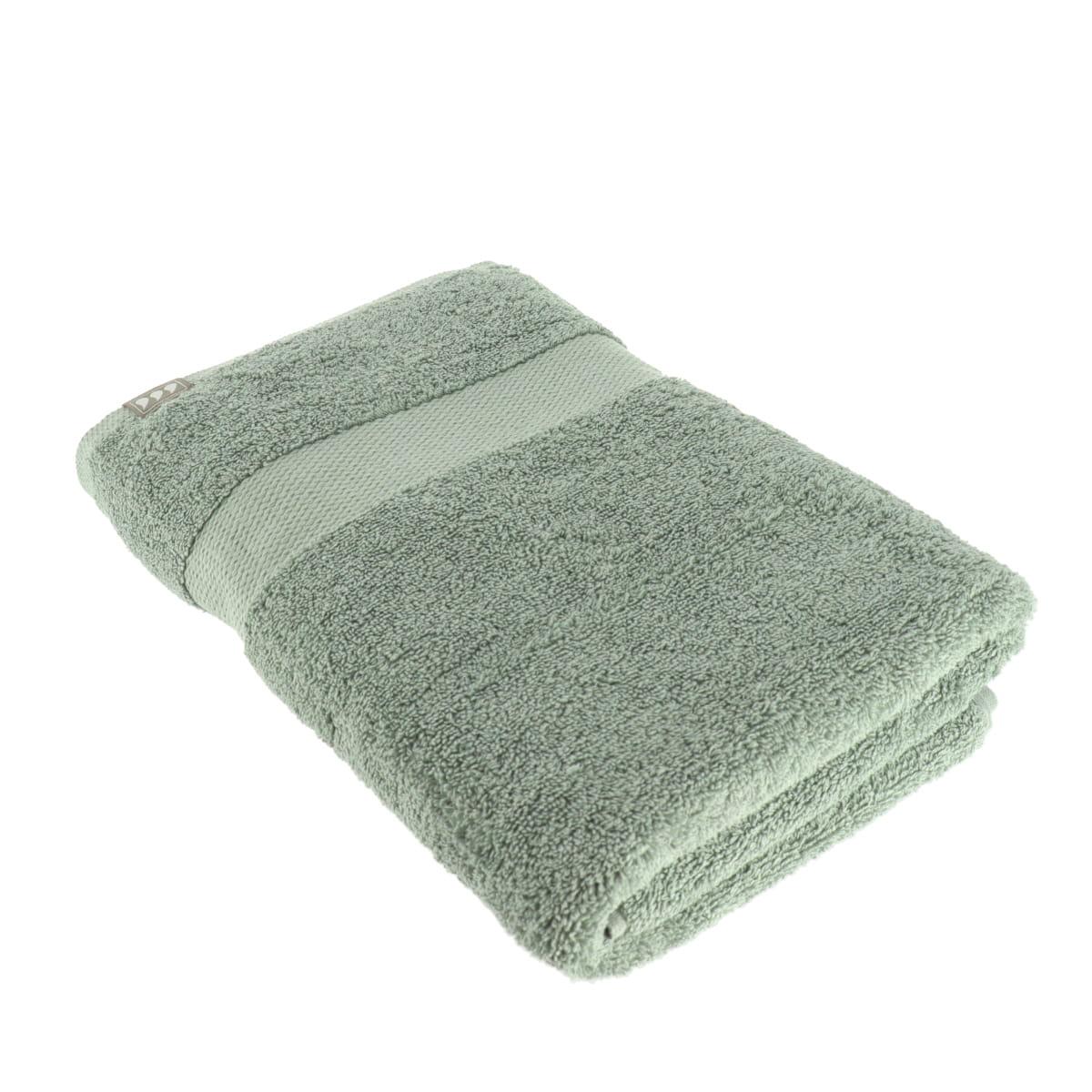 SERVIETTE BAIN 70X130CM COTON VERT EUCALYPTUS