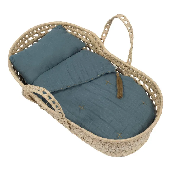 Numero 74 Couffin, matelas et parure pour poupée | Ice Blue S032