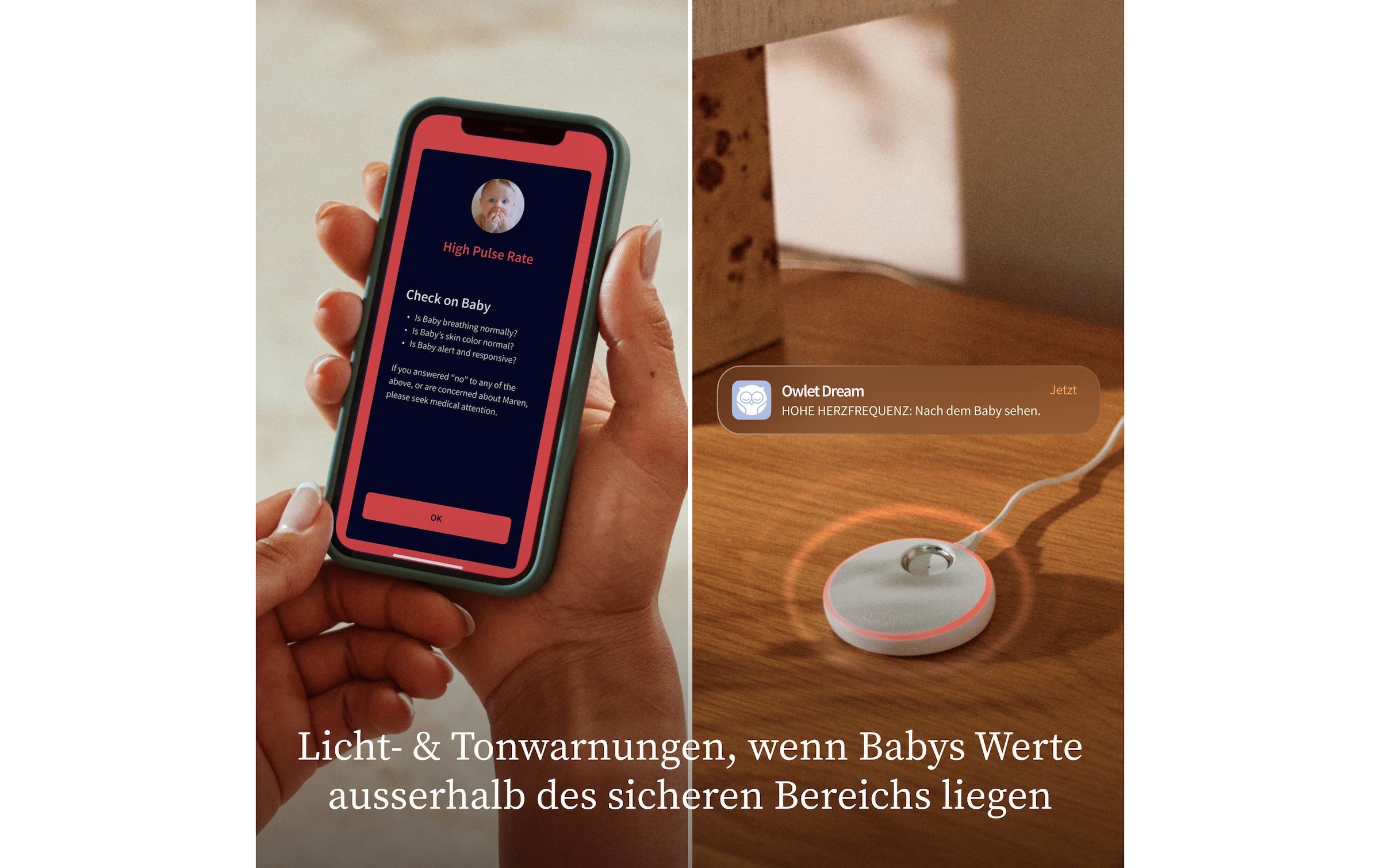 Video-Babyphone »Owlet Dream Duo 3 Bedtime«