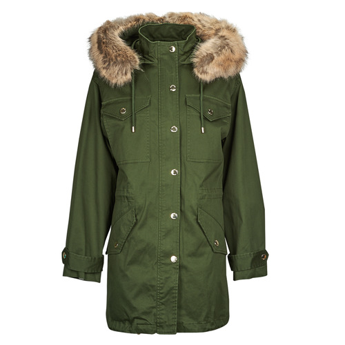 MICHAEL Michael Kors - RMVBL FX FUR CLR ANORAK Kaki