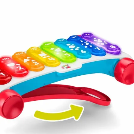 Fisher-Price Leuchtendes Riesen-Xylophon Lernspielzeug für Babys – deutsche Version