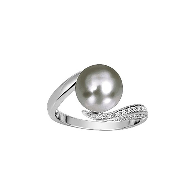 Bague Femme - Perle de tahiti - Or 18 Carats